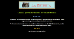 Desktop Screenshot of laretreta.net