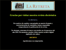 Tablet Screenshot of laretreta.net